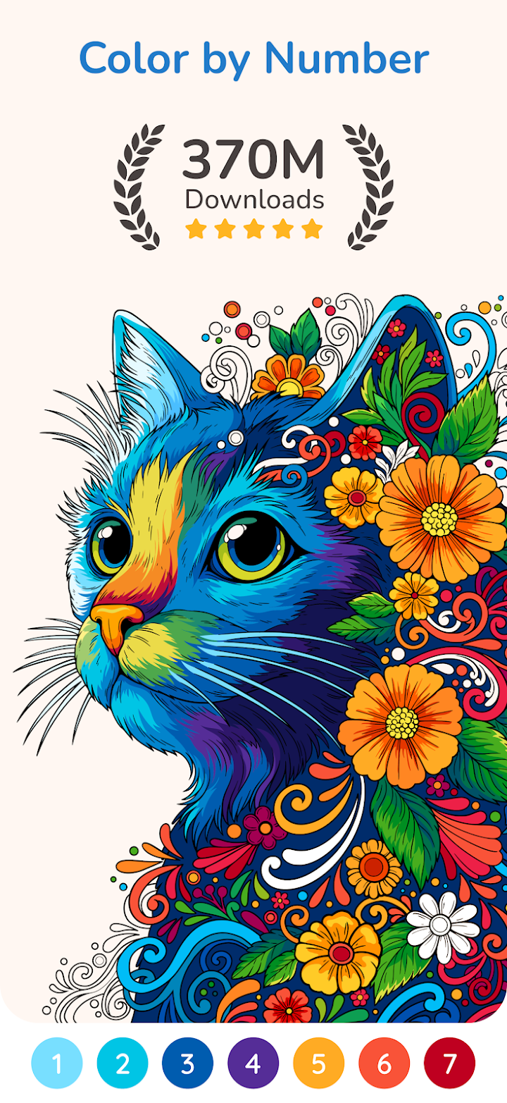Happy Color®: Color by Number screenshot