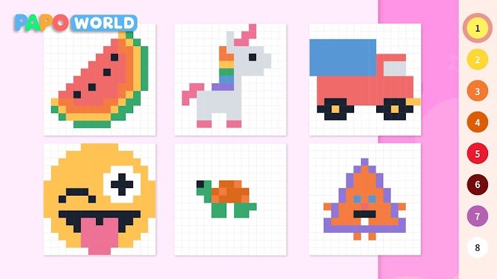 Papo World Kids Coloring Club screenshot