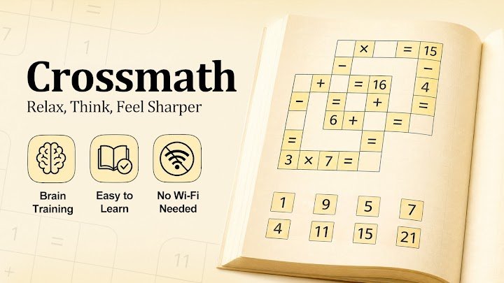 Crossmath® - Math Puzzle Games screenshot