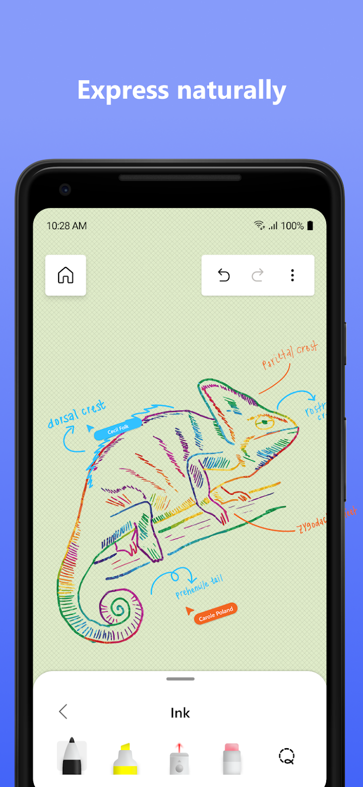 Microsoft Whiteboard screenshot
