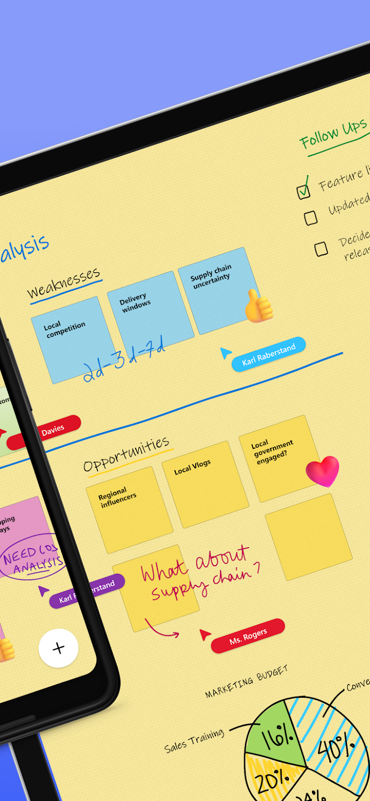 Microsoft Whiteboard screenshot