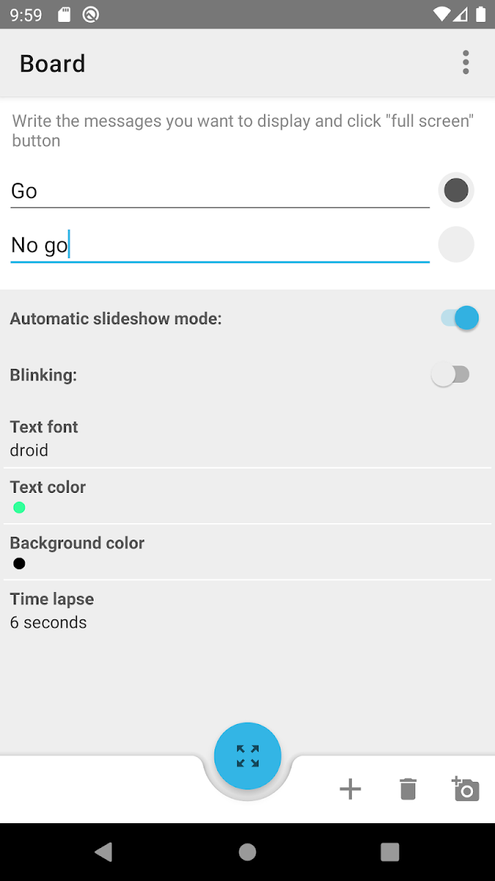 Board screenshot